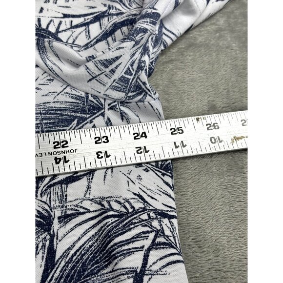 Travis Mathew Polo Shirt Mens XXL Hawaiian Camp Palm Golf Tropical - Picture 8 of 9